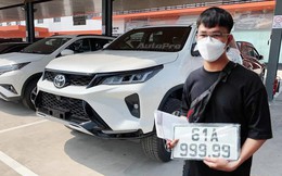 Bấm được biển ngũ quý 9, chủ xe Toyota Fortuner tại Bình Dương nhận được lời khen: 'Như trúng xổ số, bán đi lãi tiền tỷ'