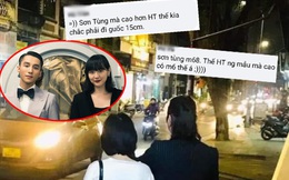 Netizen mổ xẻ 1 chi tiết đáng ngờ trong bức ảnh nghi Sơn Tùng và Hải Tú tình tứ dạo phố, liệu có hợp lý?