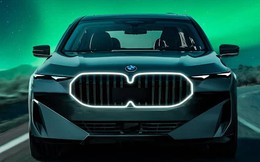 Lộ thiết kế mặt BMW 7-Series đời mới: 'Lỗ mũi' không chỉ to mà còn thêm đèn viền phát sáng