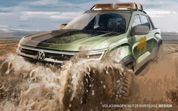 Volkswagen Amarok - Anh em sinh đôi với Ford Ranger 2022 lần đầu xuất hiện