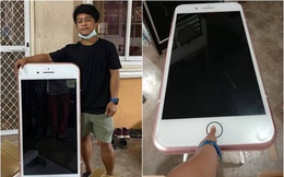 Hí hứng đặt mua iPhone mới với giá bằng vài cốc trà sữa, nam thanh niên mếu máo khi nhận được hàng thật &quot;siêu to khổng lồ&quot;