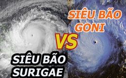 So sánh Surigae với siêu bão mạnh nhất năm 2020 để thấy được sức mạnh khủng khiếp của nó