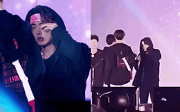 Jin (BTS) bị pháo hoa bắn vào mắt khi đang diễn, suýt gặp chấn thương nghiêm trọng nếu không được Jungkook cứu nguy kịp thời