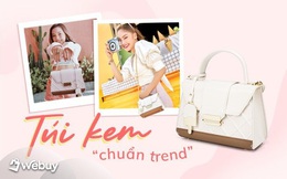 Túi cói đi biển tầm này là tầm thường, túi kem mới là chuẩn xu hướng