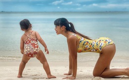 Siêu mẫu Hà Anh chia sẻ quan điểm khoe cơ thể khi đã có chồng con: Mặc đồ bơi chẳng phải là &quot;tội đồ&quot; như nhiều người suy nghĩ