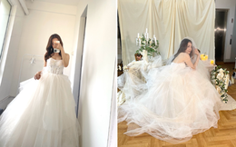 Đăng hình ảnh lộng lẫy trong bộ váy cưới, thiên thần Candice khiến dân tình thổn thức: Crush đi lấy chồng rồi sao?