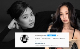 Jennie (BLACKPINK) chính thức cán mốc 47 triệu follow trên Instagram, chỉ xếp sau một người trong showbiz Hàn