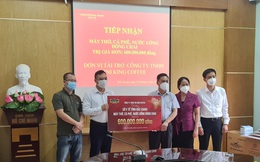 TNI King Coffee trao tặng cà phê, nước suối, máy thở  cho y bác sĩ cứu chữa bệnh nhân Covid-19 tỉnh Bắc Giang