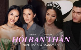 Hoàng Thùy và hội bạn thân hiếm hoi trong showbiz