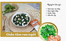 Bỏ túi bí quyết biến cháo thành món ăn ưa thích của các bé