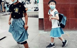 Năn nỉ bố mẹ cho mặc váy đến trường, bé trai bị chê bai &quot;lố lăng&quot;, cách hành xử của giáo viên khiến nhiều người bức xúc