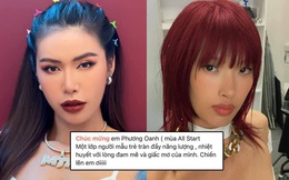 Minh Tú chúc mừng Phương Oanh Next Top nhưng nhanh chóng xin lỗi vì... sai tiếng Anh!