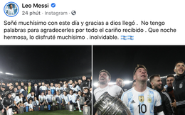 Messi lên tiếng sau khi vượt thành tích ghi bàn của Pele
