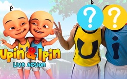 Dân mạng &quot;sốc óc&quot; vì Upin & Ipin có bản người đóng, 2 diễn viên chính &quot;già chát&quot; mới sợ: Quyết tâm phá tuổi thơ đấy ư?