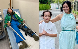 Con trai diva Hồng Nhung gặp tai nạn phải bó bột chân, thái độ qua lời kể của mẹ gây bất ngờ