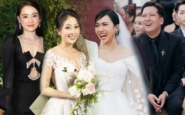 Sao Việt ứng xử khi đám cưới Diệu Nhi - Liêu Hà Trinh trùng ngày, vợ chồng Trường Giang tinh tế