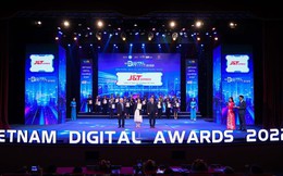 J&T Express nhận giải thưởng chuyển đổi số Vietnam Digital Awards 2022