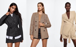 13 mẫu áo blazer mới nhất của Zara, H&M và Mango 