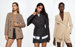 13 mẫu áo blazer mới nhất của Zara, H&M và Mango