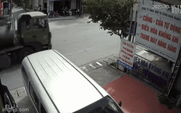 Camera vụ nữ tài xế lấn làn, tông trực diện xe bồn chở xăng ở Hải Phòng