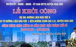 Hoài Đức khởi công tuyến LK6, gấp rút hoàn thiện các tiêu chí lên quận