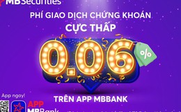 Công ty chứng khoán MB giảm phí siêu thấp nhưng lợi nhuận vẫn tăng