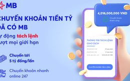 MB ra mắt tính năng chuyển khoản "Tách lệnh tự động" trên App MBBank