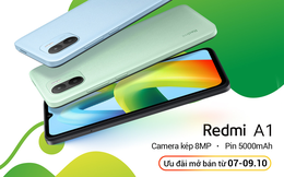 Xiaomi Redmi 1A: Smartphone giá rẻ, pin 5000mAh ra mắt tại Việt Nam