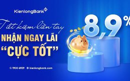 Khách hàng gửi tiết kiệm tại KienlongBank nhận lãi lên tới 8,9% cùng quà tặng