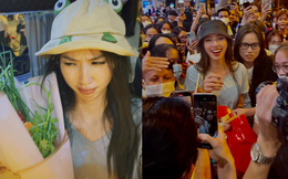 Thuỳ Tiên được fan vây kín khi trở về Việt Nam, biểu cảm đáng yêu gây sốt!