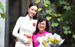 Hoa hậu Ban Mai về thăm trường cũ tri ân Ngày Nhà Giáo Việt Nam