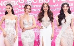 Thảm đỏ công bố vương miện Miss International: Mai Phương, Bảo Ngọc đọ sắc cùng Hoa hậu quốc tế