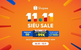 Shopee khởi động 11.11 Siêu Sale giúp người dùng mua sắm giải trí tiện lợi