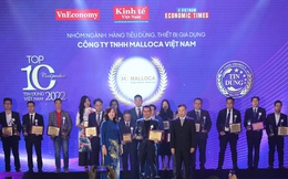 Malloca được vinh danh top 100 sản phẩm  -dịch vụ tin dùng Việt Nam 2022