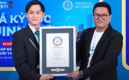 TikToker Long Chun và An Nhiên Bối Bối hào hứng tham gia xác lập kỷ lục Guinness thế giới