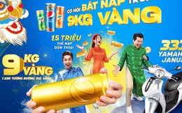 Cơ hội trúng 9kg vàng khi bật nắp Pepsi, 7UP và Mirinda 