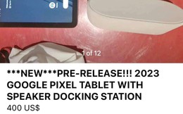 Chưa ra mắt, máy tính bảng Pixel của Google đã bị rao bán trên mạng