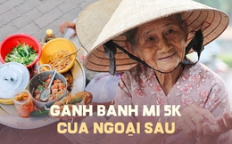 Gánh bánh mì “độc lạ Bình Dương” của bà cụ 86 tuổi: “Ai không có tiền ngoại cho luôn để bà con ăn lót dạ&quot;