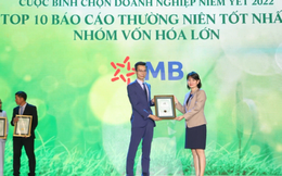 MB được vinh danh trong Top 10 doanh nghiệp niêm yết có báo cáo thường niên tốt nhất năm 2022