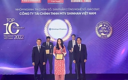 Ứng dụng Tài chính iShinhan được vinh danh "Top 10 Tin dùng Việt Nam 2022"