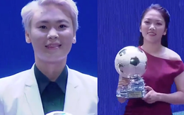 Quả bóng vàng 2021: Tuyển nữ diện suit, đầm rực rỡ, Huỳnh Như đoạt giải cao nhất 