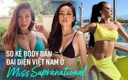 So kè body hừng hực của dàn đại diện Việt Nam ở Miss Supranational: Minh Tú &quot;chặt đẹp&quot;, Kim Duyên sexy, có 1 mỹ nhân eo 58cm!