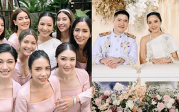 Đám cưới hot nhất Thái Lan hôm nay: 2 minh tinh Kimmy - Mint dẫn đầu dàn phù dâu xinh xỉu, suýt lu mờ tân nương đình đám