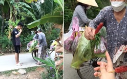2 thanh niên lớn tồng ngồng vẫn xin bà nội tiền đi ăn vặt: Khung cảnh dễ thương đến lạ mà nhiều người ao ước có được