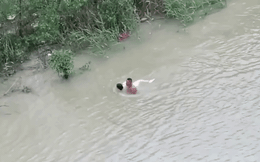 Cô gái đang mang bầu nhảy sông tự tử được &quot;người hùng&quot; giải cứu thành công