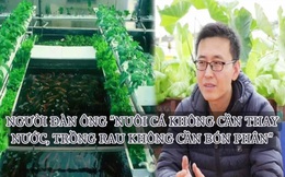 Làm giàu từ nuôi cá trồng rau: Người đàn ông kiếm130 tỷ đồng mỗi năm nhờ mô hình "nuôi cá không cần thay nước, trồng rau không cần bón phân"