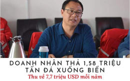 Doanh nhân thả 1,58 triệu tấn đá xuống biển khiến ai cũng tò mò, 3 năm sau sở hữu "ngân hàng dưới đáy biển", ngồi không đếm tiền
