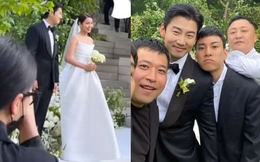 Tài tử Yoon Kye Sang cưới nữ CEO kém 5 tuổi, nhóm nhạc huyền thoại g.o.d tái hợp tại hôn lễ