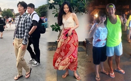 Sao Hàn khi sang Việt Nam: Phái nữ thì váy vóc điệu đà như bình thường, sao nam lại &quot;nhập gia tùy tục'' nhanh bất ngờ