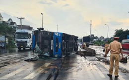 Xe khách Đồng Nai - TP.HCM tông vào dải phân cách rồi lật ngang khiến 8 người thương vong: Bàng hoàng lời kể nhân chứng